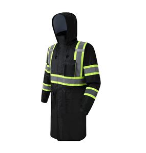 Best <b>Hi</b> <b>Vis</b> Fluorescent <b>Black</b> Reflective Waterproof Safety Jacket & <b>Vest</b> Customizable with Logo High Visibility Workwear - Product Image 1