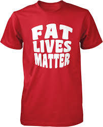 Camiseta de Algodón Grueso con Logotipo Personalizado 2026, Camiseta Roja de Estilo Urbano para Hombre con Estampado Gráfico Amarillo Desgastado con la Frase "FAT GUYS MATTER" - Product Image 3