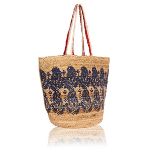 กระเป๋าถือสะพายไหล่ชายหาดผ้าปอกระเจาธรรมชาติ 100% สำหรับผู้หญิง รุ่นทันสมัยปี 2026 ใช้ได้ทั้งประจำวันและงานปาร์ตี้ จากผู้ส่งออกอินเดีย Tyntra International - Product Image 2