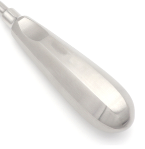 Curved-Up 3mm Luxating Elevator Dental Extraction Instrument Thin Sharp Blade Periodontal Ligament Cutter Surgical Stainless - Product Image 3