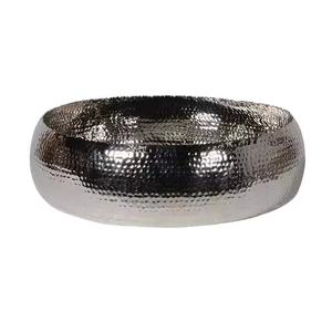 Cuenco de Metal con estilo para servir frutas para el hogar, tazón de fruta para Hotel, restaurante, decoración de color plateado, diseño moderno, para ensalada, sopa, platos y cuencos - Product Image 1