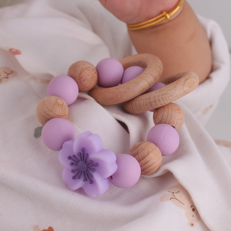 Cute Dinosaur Baby Teether Ring Soft