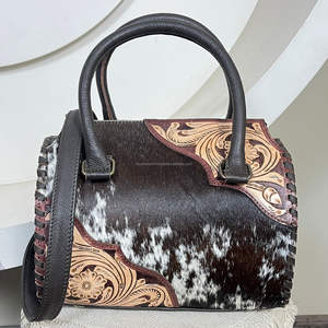 กระเป๋าหนังวัวแท้สไตล์ตะวันตกแบบใหม่ล่าสุด กระเป๋าสะพายข้างแฟชั่นสำหรับเดินทาง รับผลิตตามสั่ง ขายส่ง - Product Image 4