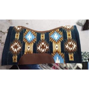 Couvertures de selle occidentales d'équipement de cheval de qualité de luxe Tapis de selle Produit de course de cheval de l'exportateur indien - Product Image 2