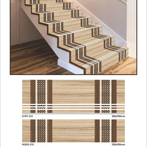 Vistaar Anti Slip Matt Finish Porcelain Step Riser <b>Tiles</b> 300x1000mm For Modern Office And Residential Staircase - Product Image 1