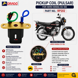 Bobine d'allumage Hero Honda CD 100, qualité export, pour pièces détachées de deux-roues, Inde, Orado. - Product Image 4