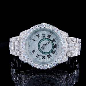 Montre de luxe neuve de haute qualité sertie de diamants de laboratoire incolores pour hommes, prix de gros de la meilleure qualité - Product Image 6