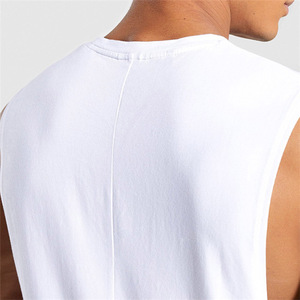 Camiseta sin mangas de verano para hombre, para entrenamiento, culturismo, fitness, atlética, con aberturas para los brazos - Product Image 3