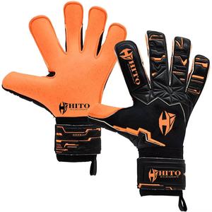 Guantes de Portero Profesionales, Palma Delantera de Látex Aqua, Dorso de Silicona Inyectada, Envoltura para el Pulgar, Correa Elástica Adjunta, Logotipo Personalizado - Product Image 1