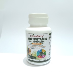 Tabletas Multivitamínicas y Multiminerales Naturales y Orgánicas, 60 Unidades, 500mg, Inmunidad, Energía, Apoyo Diario para la Salud, para Recién Nacidos - Product Image 1