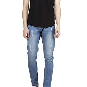 Custom Men's Jeans Men Casual Streetwear Workout High Waist Jeans Denim Trousers Pants Fall Stretch Pants for Men - Product Image 5
