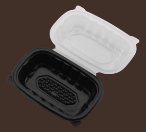 Contenedor Desechable de Plástico para Comida para Llevar con Tapa, Diseño Moderno con Bisagras, 9 * 6, 150 Piezas - Product Image 4