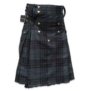 Kilt Escocés a Cuadros con Contraste de Color, Tartán Tradicional de Alta Calidad, Kilt de las Tierras Altas y Escocés para Hombres y Mujeres, Venta al Por Mayor - Product Image 4