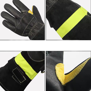 Gants de pompier de haute qualité, résistants à la chaleur et aux flammes, pour la sécurité incendie, gants de travail professionnels - Product Image 5