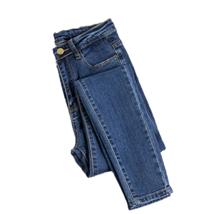 Jeans de mezclilla personalizados de alta calidad para hombre, precio al por mayor, lavados, de corte ajustado, fabricante de pantalones vaqueros para adultos - Product Image 3