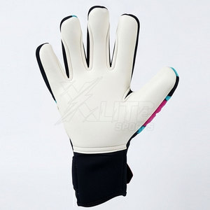 Guantes de Portero Deportivos Profesionales Transpirables Antideslizantes con Inyector de Goma 3D, Cierre de Gancho y Bucle, Ajuste Flexible para Fútbol - Product Image 4