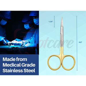 Tijeras para Iris TC Gold de Última Generación, Diseño Ligero, Punta Fina, para Uso Médico, Duraderas - Product Image 5