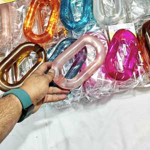 งานศิลปะตกแต่งผนังแบบโซ่เชื่อมต่อทำจากเรซิ่นอะคริลิกทันสมัยสำหรับตกแต่งบ้านและห้องนั่งเล่นอย่างมีสไตล์ มีทุกสีให้เลือก - Product Image 3