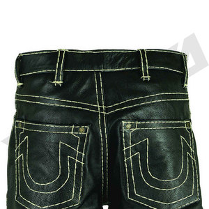 กางเกงหนัง SALVA LEATHER ดีไซน์ใหม่มาแรง ปรับขนาดได้ กันน้ำ สำหรับผู้ชาย สวมใส่สบายในฤดูหนาว น้ำหนักเบา ติดกระดุม - Product Image 4