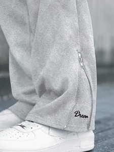 Pantalon de sport décontracté personnalisé pour homme, double taille, qualité supérieure, vêtements et accessoires de gym en gros - Product Image 2