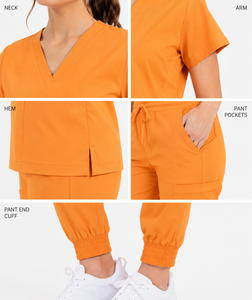 OEM New Custom Work Nurse Unisex Knitted Spandex-Polyester Hospital Uniforms <b>Scrub</b> <b>Set</b> Uniforms Medical Nursing <b>Scrubs</b> <b>Set</b> - Product Image 3
