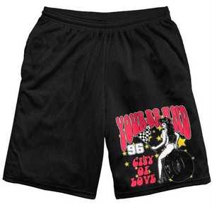 100% Cotton Custom Logo Top Quality Streetwear Hoodie & Mesh Shorts <b>Set</b> Screen Printing Vintage Hoodies and Shorts <b>Set</b> for Men - Product Image 2