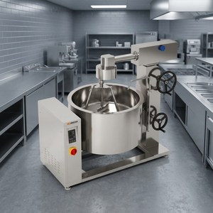 Olla de vapor con inducción y revestimiento giratorio Amicook 380V/440V, modelo de inducción para preparar al vapor, resistente al calor, para cocinar carnes en estufa eléctrica o de gas. - Product Image 1