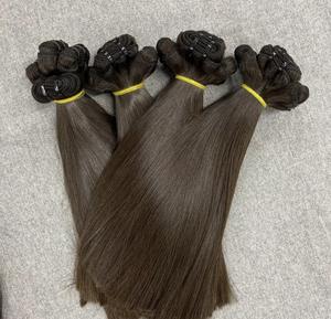 Cabello humano de doble trama, suavizado a la perfección y mejorado con hebras naturales para un aspecto más suave y realista. - Product Image 6