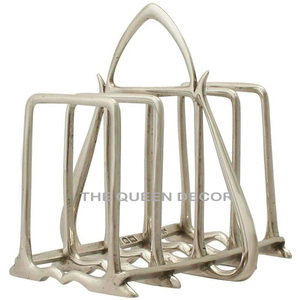 Multifunctional Stainless Steel Metal Unique Shape Shinny Polish Decorative Toast <b>Racks</b> Hot Selling Highest Quality - Product Image 3