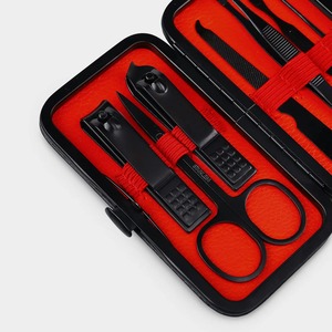 BAFA SURGICAL INSTRUMENTS Juego de 7 Piezas de Cortaúñas de Acero Inoxidable, Negro, para Reparación de Uñas y Pies, Herramientas de Manicura Profesionales - Product Image 2