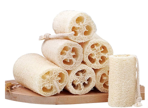 Esponja de Baño de Lufa Natural al por Mayor, Exfoliante Corporal Biodegradable, Almohadilla de Ducha Ecológica, Personalizable OEM - Product Image 1