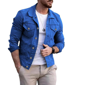 High Quality Eco-Friendly Waterproof Windproof Quick Dry Breathable Cotton <b>Denim</b> Winter <b>Jacket</b> Button Front Casual Style - Product Image 1