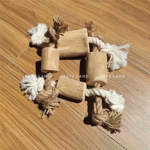 Jouet à mâcher pour chien en bois de café, jouet à mâcher naturel pour chien, emballage en vrac, sacs en nylon, sacs en papier, boîtes en carton pour la vente en gros - Product Image 1