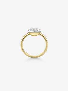 <b>Diamond</b> Engagement <b>Rings</b> Heart Cut Lab Grown Georgian Prong Set Sparkling 14K 18K Solid Gold Solitaire Wedding Band Fine Jewelry - Product Image 3