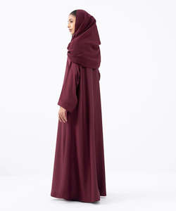 High Quality Thobe / Thawb Traditional Long <b>Islamic</b> Abaya With Attached Hoodie and Hijab - Modest Women's Jilbab Dress - Product Image 3