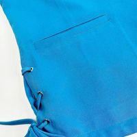 Uniformes Médicos Femeninos de Punto Ecológicos, Conjunto de Uniformes de Hospital sin Costuras de Spandex, Alta Calidad, Color y Logotipo Personalizables