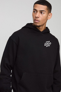 Sweat-shirts personnalisés épais 340 GSM pour hommes, survêtement oversize zippé pour l'entraînement et le jogging - Product Image 3