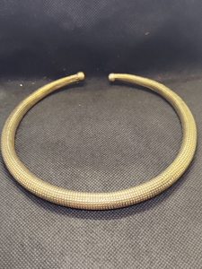 Handcrafted Brass Hasli Choker | Traditional Indian Jewelry - Product Image 2