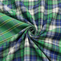 Tela de Sarga 100% Algodón con Estampado a Cuadros Teñidos con Hilo, Nueva Moda Directo de Fábrica, para Camisas y Faldas de Niños, Estilo Franela