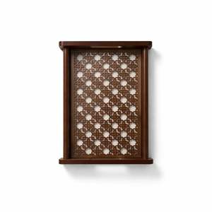 Bandeja Decorativa para Servir, Diseño de Corte Láser en MDF y Láminas Acrílicas, para Mesa de Comedor, Bandeja para Desayuno y Postre, Venta al Mejor Precio - Product Image 2