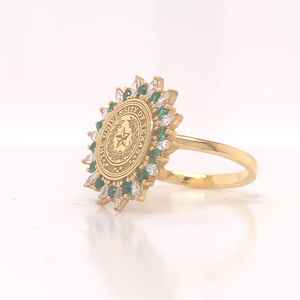 Anillo Escolar BOJ 079, Anillo Universitario y de Colegio, Anillo de Graduación para Mujer, Anillo Personalizado con Año de Graduación, Anillo en Oferta a Bajo Precio - Product Image 4