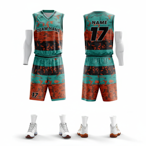 Conjunto de Uniforme de Baloncesto WARPRO Personalizado en Camuflaje Rosa, Sin Mangas, Absorbente de Humedad, Ropa Deportiva para Adultos Unisex, Venta al Por Mayor - Product Image 1