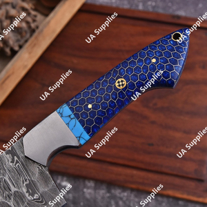 OEM ODM Damascus Steel Full Tang Chef <b>Knife</b> Honeycomb Resin Handle Razor <b>Sharp</b> Japanese Style Elegant Gift Box Best Price - Product Image 6