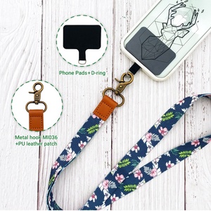 Fashion Adjustable Phone <b>Lanyard</b> Card Fixed Mobile Phone Shell Colorful Neck Cord Anti-lost <b>Lanyard</b> Strap Phone Safety Tether - Product Image 6