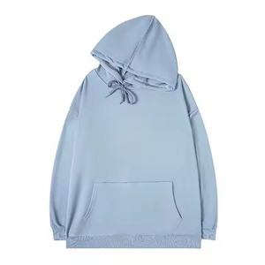 เสื้อฮู้ดดี้ผ้าฝ้ายคุณภาพสูง หนานุ่ม ทรงโอเวอร์ไซส์ ใส่ได้ทั้งชายและหญิง แบบเรียบ สำหรับฤดูหนาว รับผลิตตามสั่ง-ขายส่ง - Product Image 1