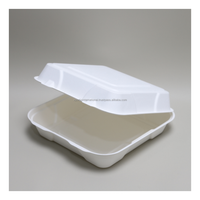 Contenants Clamshell en Bagasse 100% Écologiques Premium, Durables, Réutilisables, Sans BPA, pour Aliments