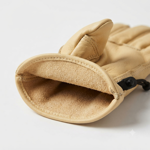 Premium Quality Cowhide Grain Leather Industrial Hand Safety Working Gauntlet Heavy Duty General Purpose Heat Anti-static - Product Image 6