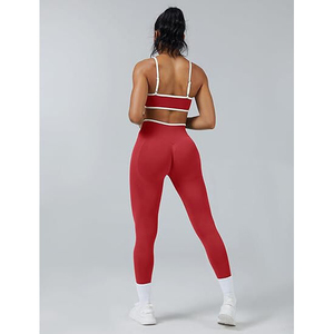 Ensemble de yoga pour femmes en tissu extensible flexible, tenue de sport confortable pour la course et le fitness - Product Image 6
