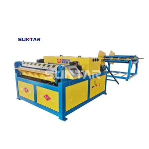 Suntay HVAC xoắn ốc Duct máy tự động Duct dòng tấm kim loại ngành công nghiệp nhôm Duct Making Machine