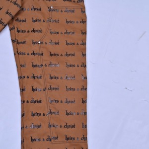Pantalones Anchos Estampados Heirs & Christ, Cintura Alta, Corte Holgado, Casuales para Mujer, con Bolsillos, 100% Algodón - Product Image 6